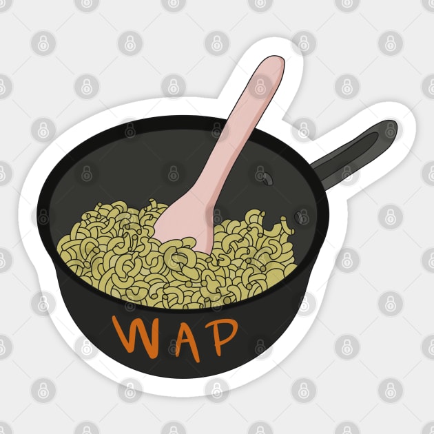 WAP Macaroni in a Pot Sticker by DiegoCarvalho